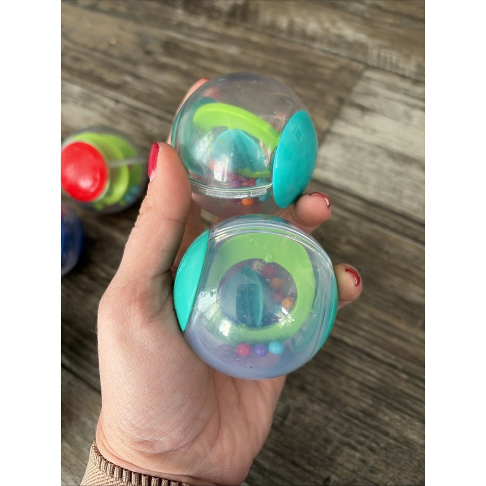 Baby Einstein Roller Pillar Activity Balls Baby Toy Roll A Rounds Sensory Shaker - Picture 6 of 6